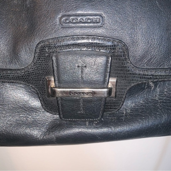 Coach Black Leather Crossbody Bag - Picture 6 of 15